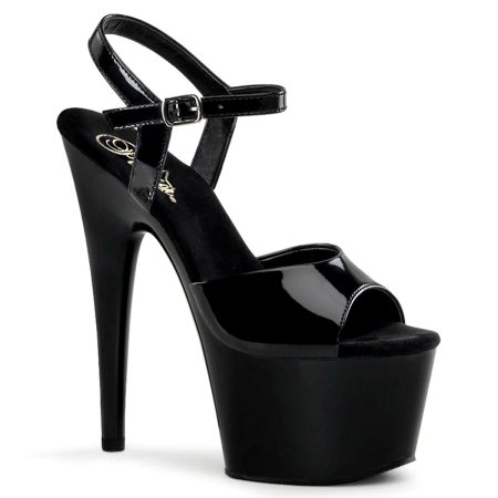 Zapatilla Pleaser Adore Negra Charol
