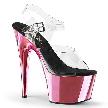 Zapatilla Pleaser Adore Rosa Baby Cromada