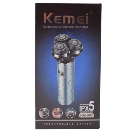 Afeitadora de Cabeza Flotante 3D KM507 - KEMEI - Imagen 2