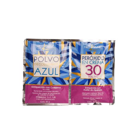 Duo Decolorante 50g + Peroxido 30Vol - NEKANE