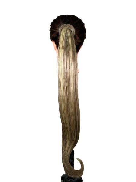 Chongo Pony 26" - Tonos Rubios - Imagen 2