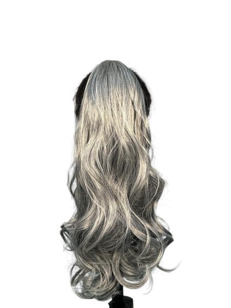 Coleta de Cabello Sintético - 1126 Tonos Canosos - Imagen 2